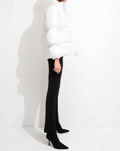 Shop Unreal Fur Mariposa Puffer Jacket In White