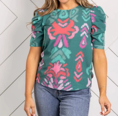 Michelle Mcdowell Tory Top In Sunday Stroll In Multi