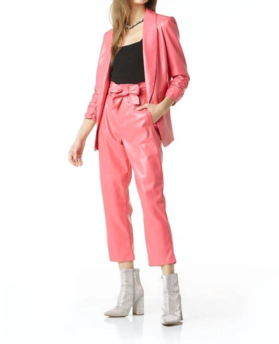 Shop Tart Collections Kia Vegan Blazer In Azalea Pink In Multi
