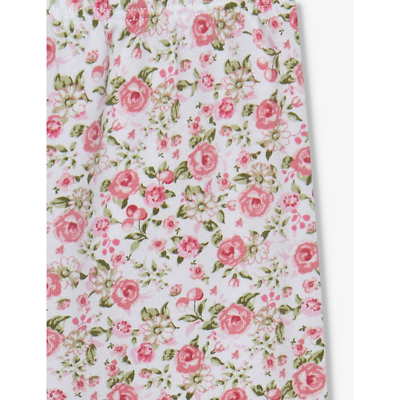 Shop Trotters Catherine Rose Floral-print Stretch-cotton Leggings 2-11 Years In Pink Rose