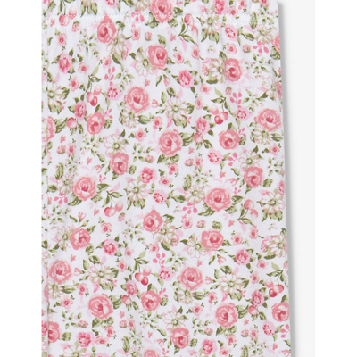 Shop Trotters Pink Rose Catherine Rose Floral-print Stretch-cotton Leggings 3-24 Months