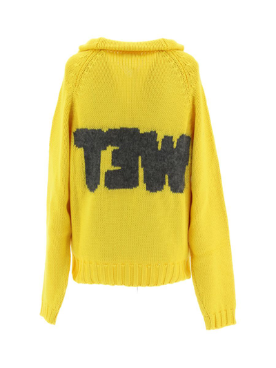 Shop Erl Knitwear In Yellow