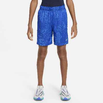 Shop Nike Multi Big Kids' (boys') Dri-fit Shorts In Blue