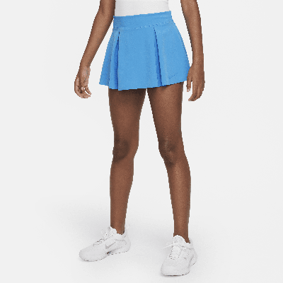 Shop Nike Club Skirt Big Kids' (girls') Golf Skirt In Blue