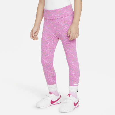 Shop Nike Swoosh Toddler Leggings In Pink