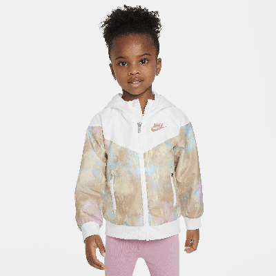 Shop Nike Toddler Printed Jacket In Brown