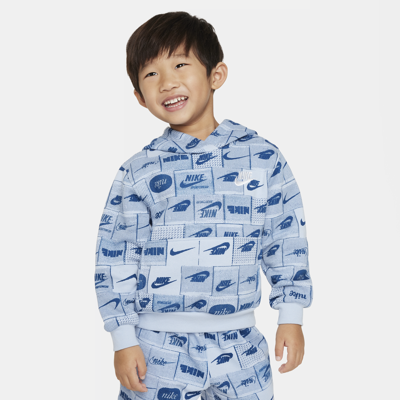 Shop Nike Sportswear Club Toddler Hoodie In Blue