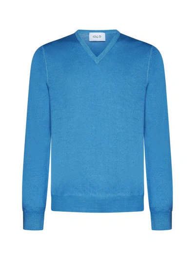 Shop D 4.0 Sweaters In Turquoise