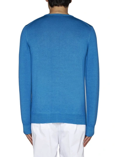Shop D 4.0 Sweaters In Turquoise