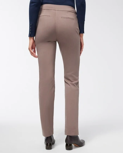 Chico's Petite Brigitte Slim Pants In Light Tan