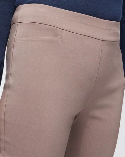 Chico's Petite Brigitte Slim Pants In Light Tan