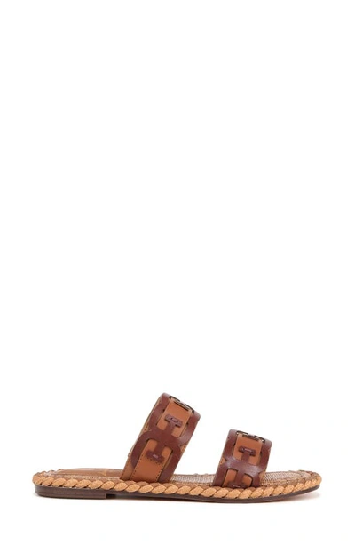 Sam Edelman Tatum Sandal In Maple Bourbon/ Rich Cognac