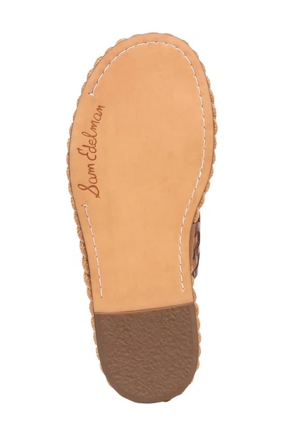 Sam Edelman Tatum Sandal In Maple Bourbon/ Rich Cognac