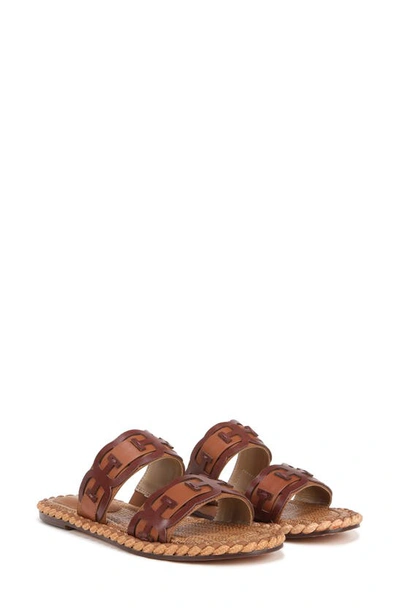 Sam Edelman Tatum Sandal In Maple Bourbon/ Rich Cognac