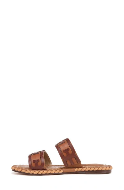 Sam Edelman Tatum Sandal In Maple Bourbon/ Rich Cognac