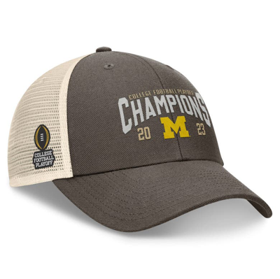 Shop Top Of The World Heather Gray Michigan Wolverines College Football Playoff 2023 National Champions