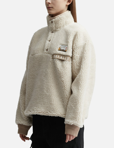 Shop Human Made Boa Fleece Pullover In White