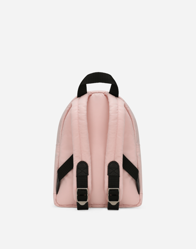 Shop Dolce & Gabbana Nylon Backpack In Pink