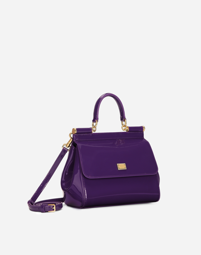 Shop Dolce & Gabbana Borsaspalla-tracolla In Purple
