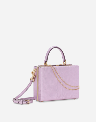 Shop Dolce & Gabbana Borsa A Mano In Lilac