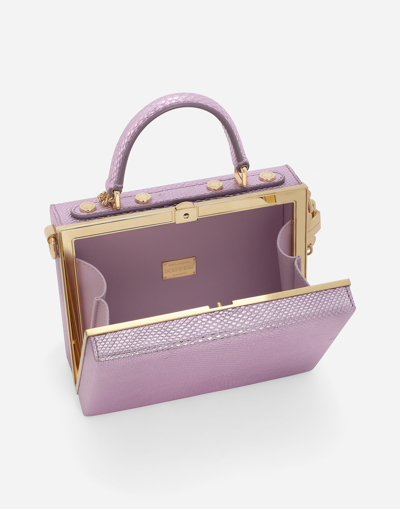 Shop Dolce & Gabbana Borsa A Mano In Lilac