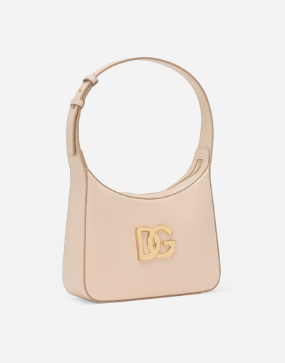 Dolce & Gabbana Spalla Logo-plaque Tote Bag In Pink