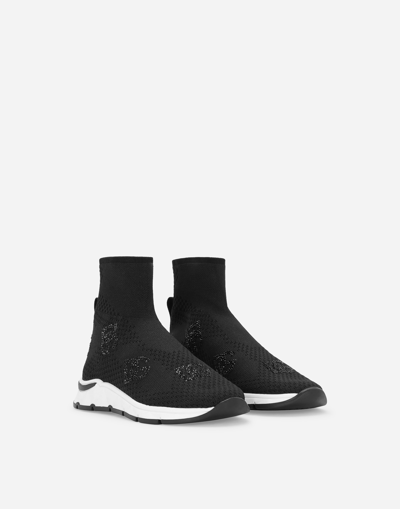 Dolce & Gabbana Slip-on Alta In Black