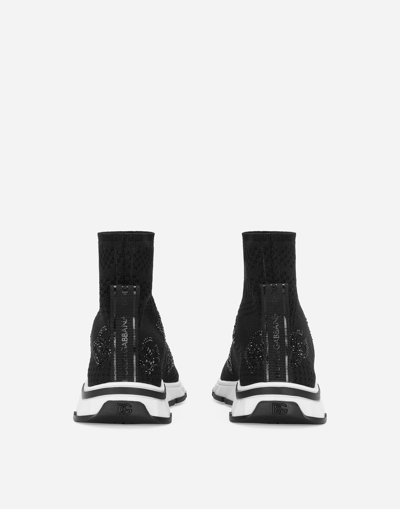 Dolce & Gabbana Slip-on Alta In Black