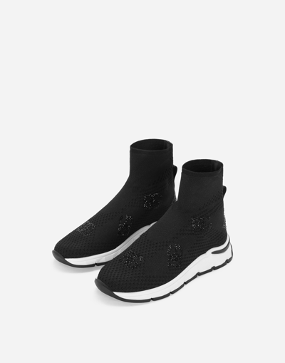 Dolce & Gabbana Slip-on Alta In Black