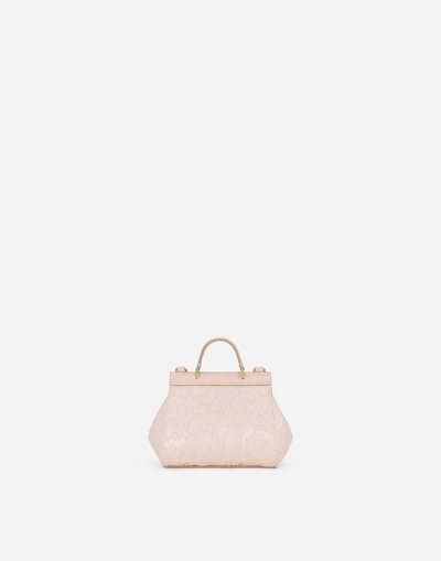 Dolce & Gabbana Mini Sicily Handbag In Pink