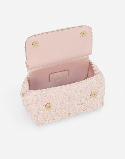 Dolce & Gabbana Mini Sicily Handbag In Pink