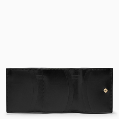 Shop Apc A.p.c. Genève Black Leather Trifold Wallet