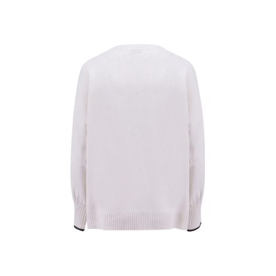 Brunello Cucinelli Cashmere Sweater Women In White