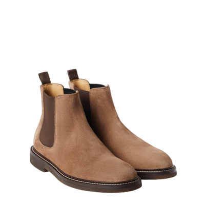 Brunello Cucinelli Suede Chelsea Boots
