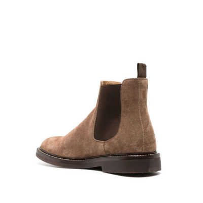 Brunello Cucinelli Suede Chelsea Boots