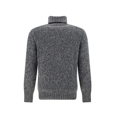 Brunello Cucinelli Man Turtleneck Grey Size 46 Cashmere