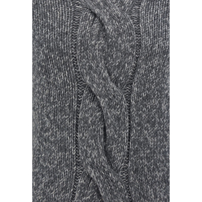 Brunello Cucinelli Man Turtleneck Grey Size 46 Cashmere