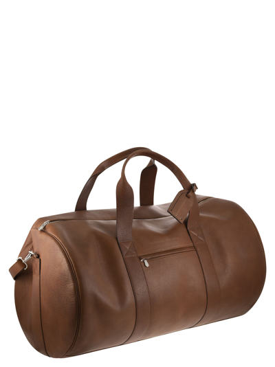 Shop Brunello Cucinelli Leather Active Bag