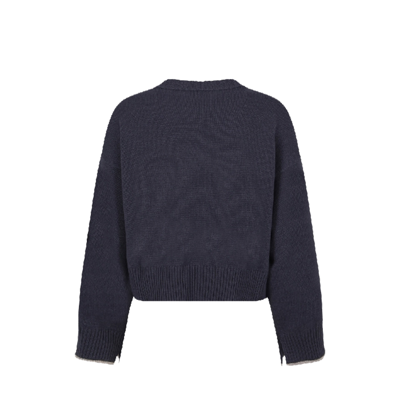 Brunello Cucinelli Round-neck And Long-sleeved Sweater