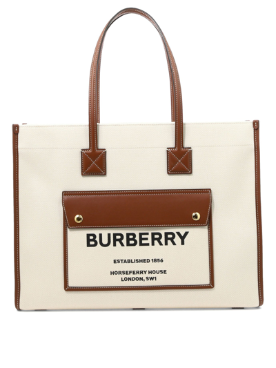 Shop Burberry Medium Freya Tote Bag