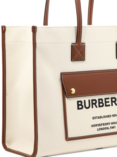 Shop Burberry Medium Freya Tote Bag