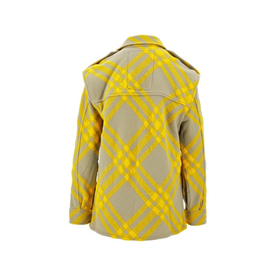 Burberry Zippered Chest Pocket Plaid Overshirt