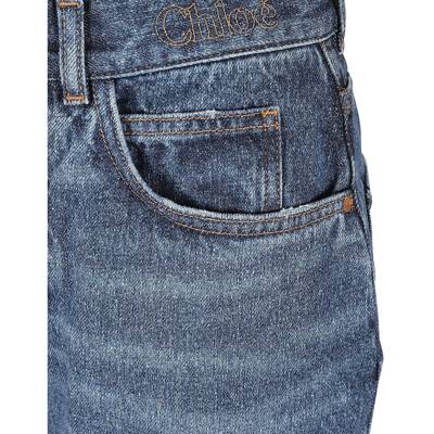 Chloé High-rise Heart-pocket Wide-leg Denim Jeans