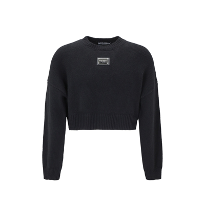 Shop Dolce & Gabbana Cropped Pullover
