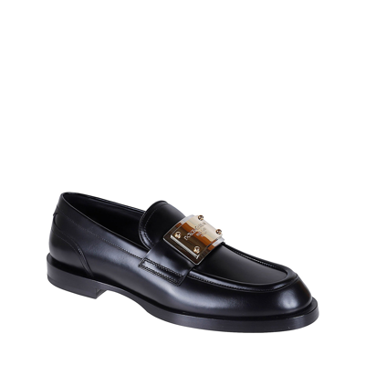 Shop Dolce & Gabbana Dolce&gabbana Leather Loafers