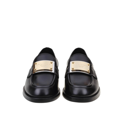 Shop Dolce & Gabbana Dolce&gabbana Leather Loafers