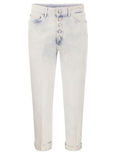 Shop Dondup Koons Loose Jeans With Jewelled Buttons