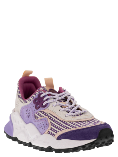 Flower Mountain Kotetsu - Sneakers In Suede And Technical Fabric