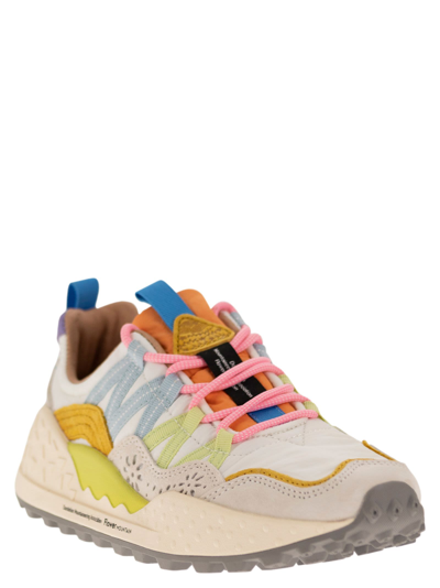 Flower Mountain Washi - Sneakers In Suede And Technical Fabric