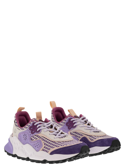 Flower Mountain Kotetsu - Sneakers In Suede And Technical Fabric